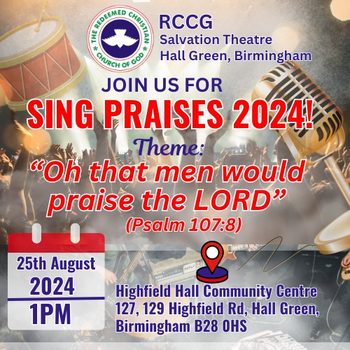 RCCG Sing Praise 2024 RCCg Hall Green